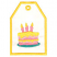 C1: Plate---Trellis Green(Isacord 40 #1503)&#13;&#10;C2: Candle Flames---Sunshine(Isacord 40 #1124)&#13;&#10;C3: Candles & Icing---Soft Pink(Isacord 40 #1224)&#13;&#10;C4: Icing---Petal Pink(Isacord 40 #1225)&#13;&#10;C5: Icing---Citrus(Isacord 40 #1187)&