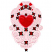 C1: Netting---Soft Pink(Isacord 40 #1224)&#13;&#10;C2: Heart---Fuchsia(Isacord 40 #1533)&#13;&#10;C3: Heart Shading---Winterberry(Isacord 40 #1035)&#13;&#10;C4: Heart Highlights---Tropicana(Isacord 40 #1511)&#13;&#10;C5: Leaves---Shamrock(Isacord 40 #1101