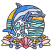C1: Sun---Goldenrod(Isacord 40 #1137)&#13;&#10;C2: Water---Silver Sage(Isacord 40 #1045)&#13;&#10;C3: Light Water---Vanilla(Isacord 40 #1022)&#13;&#10;C4: Dark Water---Jade(Isacord 40 #1046)&#13;&#10;C5: Water Splashes---White(Isacord 40 #1002)&#13;&#10;C