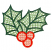 C1: Leaf---Kiwi(Isacord 40 #1104)&#13;&#10;C2: Berry---Spanish Tile(Isacord 40 #1020)&#13;&#10;C3: Leaf Outlines---Green Dust(Isacord 40 #1174)&#13;&#10;C4: Berry Outlines---Strawberry(Isacord 40 #1257)