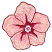 C1: Flower---Shell(Isacord 40 #1015)&#13;&#10;C2: Flower Shading---Soft Pink(Isacord 40 #1224)&#13;&#10;C3: Flower Shading & Outlines---Boysenberry(Isacord 40 #1192)&#13;&#10;C4: Flower Center---White(Isacord 40 #1002)