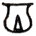 C1: Single Color Design---Black(Isacord 40 #1234)