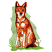 C1: Background---Kiwi(Isacord 40 #1104)
C2: Fur---Eggshell(Isacord 40 #1071)
C3: Fur Shading---Shrimp(Isacord 40 #1258)
C4: Fur Shading---Copper(Isacord 40 #1158)
C5: Fur Highlights---Apricot(Isacord 40 #1238)
