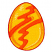 C1: Egg---Canary(Isacord 40 #1124)&#13;&#10;C2: Egg Shading---Spanish Gold(Isacord 40 #1065)&#13;&#10;C3: Egg Highlight---Lemon Frost(Isacord 40 #1022)&#13;&#10;C4: Stripes---Tangerine(Isacord 40 #1078)&#13;&#10;C5: Stripes Shading---Paprika(Isacord 40 #1