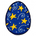 C1: Stars---Canary(Isacord 40 #1124)
C2: Egg---Imperial Blue(Isacord 40 #1198)
C3: Egg Shading---Delft(Isacord 40 #1199)
C4: Egg Highlights---Wedgewood(Isacord 40 #1028)
C5: Stars & Swirls---Eggshell(Isacord 40 #1071)&#