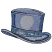 C1: Hat---Smoke(Isacord 40 #1219)&#13;&#10;C2: Hat Shading---Ocean Blue(Isacord 40 #1172)&#13;&#10;C3: Hat Dark Shading---Harbor(Isacord 40 #1171)&#13;&#10;C4: Hat Band---Smoke(Isacord 40 #1219)&#13;&#10;C5: Hat Band Shading---Teal(Isacord 40 #1172)&#13;&
