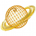C1: Planet---Gold(Isacord 40 #1185)&#13;&#10;C2: Ring---Light Brass(Isacord 40 #1067)&#13;&#10;C3: Ring---Marsh(Isacord 40 #1209)&#13;&#10;C4: Ring Swirls---Gold Metallic(Yenmet/ Isamet #7005)&#13;&#10;C5: Planet Detail---Ochre(Isacord 40 #1159)