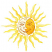 C1: Sun---Papaya(Isacord 40 #1024)&#13;&#10;C2: Sun Fade---Yellow(Isacord 40 #1187)&#13;&#10;C3: Moon---Eggshell(Isacord 40 #1071)&#13;&#10;C4: Moon Fade---Lemon Frost(Isacord 40 #1022)&#13;&#10;C5: Sun & Moon Outlines---Honey Gold(Isacord 40 #1025)&#13;&