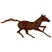 C1: Horse---Bark(Isacord 40 #1186)&#13;&#10;C2: Horse Shading---Mahogany(Isacord 40 #1215)