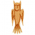 C1: Owl---Old Gold(Isacord 40 #1055)&#13;&#10;C2: Owl Shading---Autumn Leaf(Isacord 40 #1126)