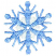 C1: Snowflake Center---Light Jade Metallic(Yenmet/ Isamet #7041)&#13;&#10;C2: Snowflake---Sky II (variegated)(YLI Variations #)