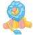 C1: Legs & Forehead---Hyacinth(Isacord 40 #1117)
C2: Leg & Forehead Highlights---Carnation(Isacord 40 #1121)
C3: Legs, Tail, & Face---Buttercup(Isacord 40 #1135)
C4: Legs, Tail, & Face Highlights---Yellow Bird(Isacord 40 #1124)&
