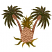 C1: Trunks---Dark Tan(Isacord 40 #1128)&#13;&#10;C2: Trunk Shading---Penny(Isacord 40 #1057)&#13;&#10;C3: Palm Leaf Shading---Espresso(Isacord 40 #1214)&#13;&#10;C4: Palm Leaves  ---Moss Green(Isacord 40 #1176)&#13;&#10;C5: Light Pineapple Leaves---Tarnis