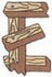 Wood Alphabet E