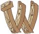 Wood Alphabet W