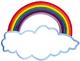 Rainbow W/ Cloud
