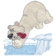 Polar Bear Diving