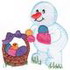 Snowman W/ Easter Basket