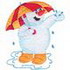 Rainshower Snowman