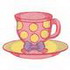 Polka Dot Tea Cup