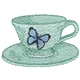 Butterfly Tea Cup