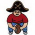 Pirate W/ Football