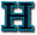 "H" Small Athletic Letter