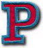 "P" Small Athletic Letter