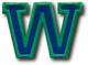 "W" Small Athletic Letter