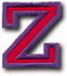 "Z" Small Athletic Letter