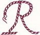 "R" Rope Alphabet 2.5"