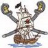 Sm. Pirate Ship Logo