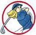 Woman Golfer Logo
