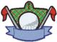 Golf Ball W/banner