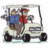Men In Golf Cart