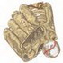 Dad's Old Baseball Glove & Ball