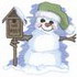 Snowman Mailbox