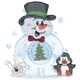Snowman W/ Snowglobe Tummy