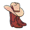 COWBOY HAT AND BOOTS