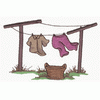 CLOTHES HANGING TO DRY