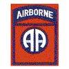 82ND AIRBORNE (SEWN ON RED)