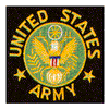 UNITED STATES ARMY (SEWN ON BLACK)