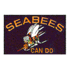 SEABEES CAN DO (SEWN ON BLACK)