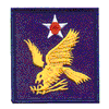 2ND AIR FORCE (SEWN ON BLUE)