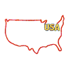 USA & MAP OUTLINE