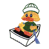DUCK IN ROWBOAT
