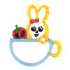 BUNNY & STRAWBERRY IN A CUP
