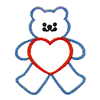 TEDDY BEAR W/ HEART