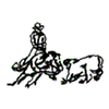 CUTTING HORSE OUTLINE SMALL
