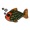 SMALL FISH W/BUBBLES